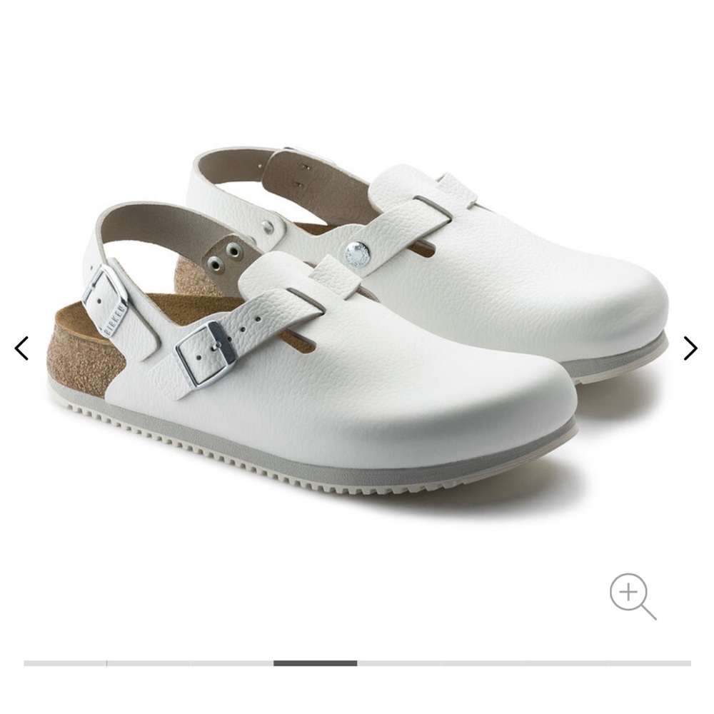 BIRKENSTOCK TOKYO NATURAL LEATHER CLOGS BRAND NEW w